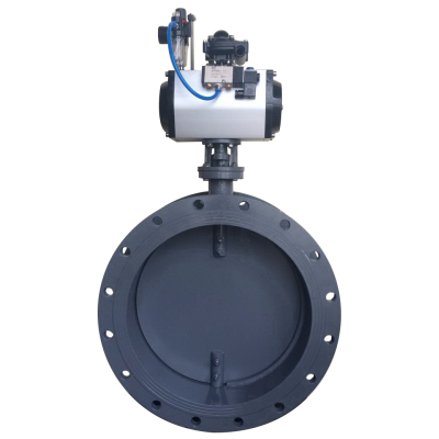 D641W大口徑高溫氣動通風(fēng)蝶閥